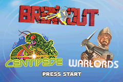 3 Games in One! - Breakout, Centipede, Warlords